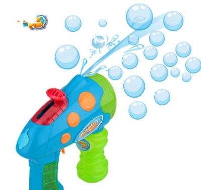 China Eco-friendly 2 Materials in 1 Toy Soap Bubble Gun and Outdoor Plastic Water Gun Toy Gun for Kids Christmas Gift for sale