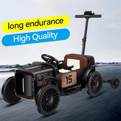 China Ride On Toy Kaohammer High Quality Factory Wholesale Control Vintage Design Baby Easy Ride On Cars Electric Kids Toy Car With Handle for sale