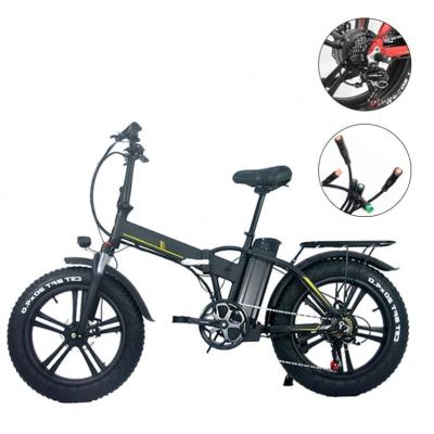 China Best Selling Aluminum Alloy 20 Inch E Bike Frame Folding Electric Bicycle E-Bike 48V Electric Bicycle for sale