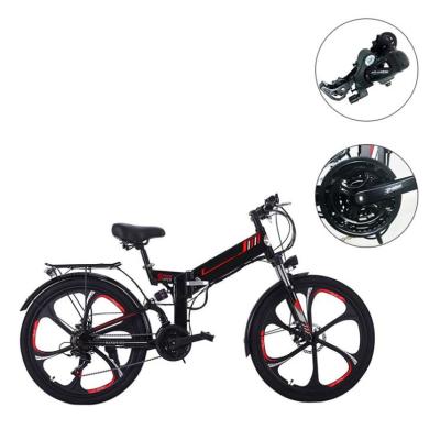 China EU Warehouse BEZIOR X1500 Mountain Bike Foldable Electric Alloy 500W Motor Aluminum Power 26 Inch Wheels Speed ​​Up To 40KM/H for sale