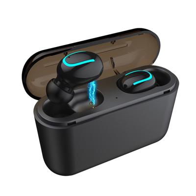 China Q32 TWS Mini Wireless Earbuds Wireless 5.0 Earphone 1500mAh Power Bank In Ear Earphone for sale