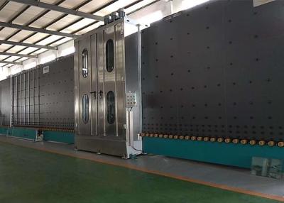 China Low E Insulating Glass Production Line Frequency Control With 6 Soft Hair Brushes for sale