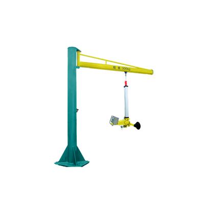 China Automated Mini Jib Crane For Unloading Insulating Glass Glass Vacuum Lifter for sale