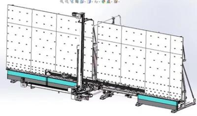 China Maximale Glas-vertikale isolierende Glasmaschine Szie 2500*4500mm/Doppelt-Glasmaschinen-Dichtungs-Roboter zu verkaufen