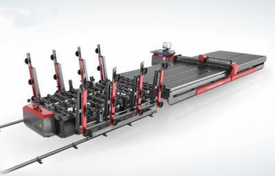 China Volle automatische Hochgeschwindigkeits-Glasschneiden-Maschinen-Glasladetisch CNC-200m/min zu verkaufen