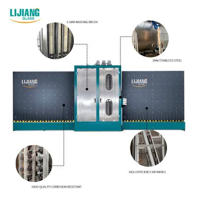 China Automatische het Verticale laag-E Glaswas en drogen Machine 10m/Min Te koop