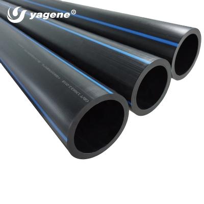 China PE100 YAGENE HDPE pipe price list 6 inch HDPE pipe 20 to 1000mm sdr17 for wate piper for sale