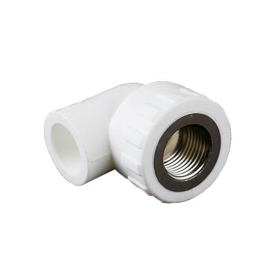 China 100% Factory Wholesale PPR YAGENE Raw Material PPR Duct Female Elbow for sale