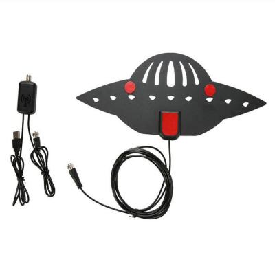 China VHF/UHF Indoor HD TV Antenna Indoor External Antenna 80 Miles Long Range For TV Channel Reception QX-TV0109 for sale