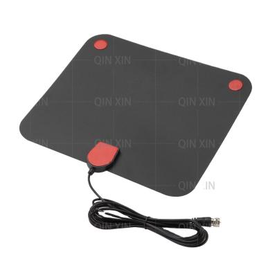 China High Quality Mile HD TV Antenna Ultra Thin Layer TV 50 High Gain Indoor Antenna With Amplifier TV02 for sale