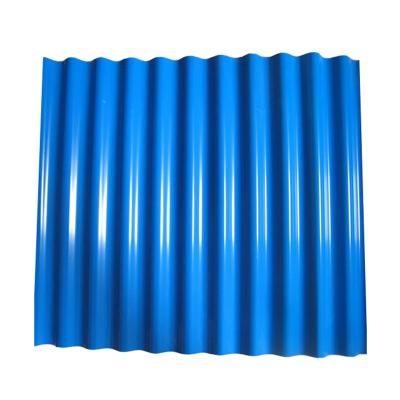 China Construction Heat Resistant Sheet Paint Coated Roofing Sheets Regular Spangle Pre - Painted Steel Corrugated Sheet for sale