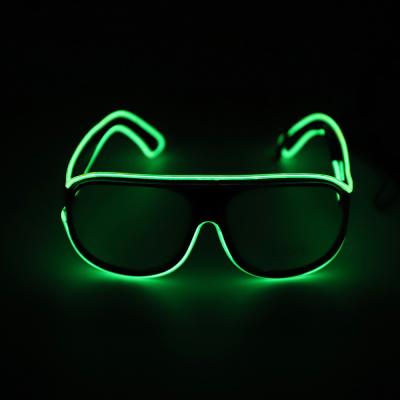 China Popular cool led party glass promotion light EL glasses wholesale for party wedding for sale