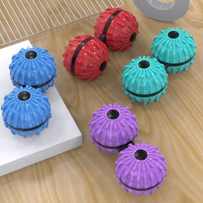 China ABS Lt Siamese Massage Ball 3d Hand Spinner Body Heal Figet Relieving Stress Finger Toy Massage Roller Adhd Relax Toy for sale