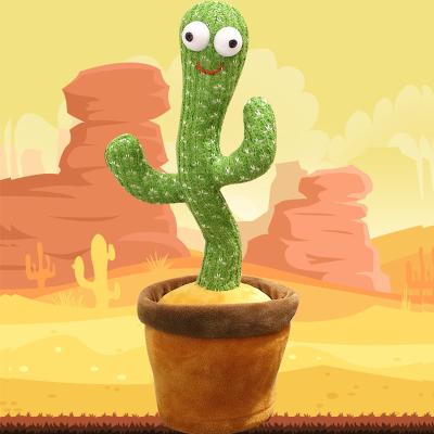 China Sing Dancing Cactus Toys Charging Series Can Sing Dancing Instant Recording Learn To Speak Enchanting Singing Cactus for sale