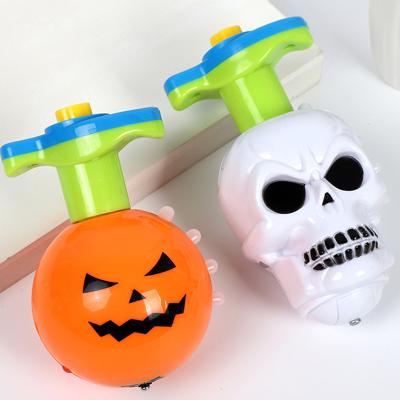 China Lights Kids Halloween Toys Led Spin Top Toy For Kids, Set of 12 Spinner Pumpkin Toys With Flashing Light Fun Birthday Party for sale