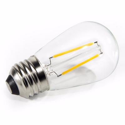 China Outdoor Hotel 2w S14 E26 E27 Medium Led Edison Light Filament Bulbs for sale