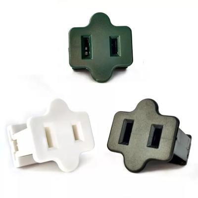 China 25 PACK Commercial Lighting Outlet SPT-1 Slip Zip Vampire Slip Gilbert Inline Female Male Green Plug In for sale