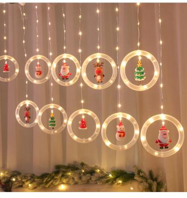 China New Decoration Gifts USB Curtain Christmas Card Passage Styling LED Lantern Room Decoration Gift Lights with Hooks for sale