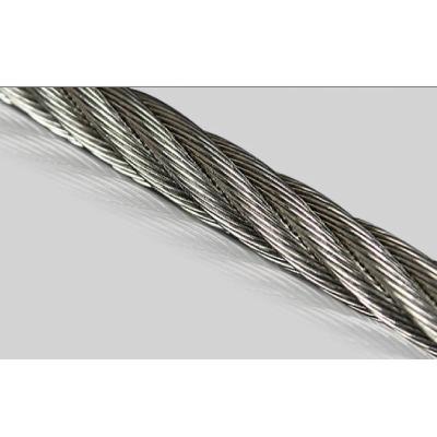 China Contemporary 8*19S+NF 8MM DIAMETER LIFT HIGH STRENGTH GALVANIZED ROPE IN STEEL WIRE WITH FIBER CORE FOR SUSPENSION for sale