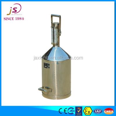 China Staninless steel or carbon steel fuel volume calibration box/measuing box for tank truck for sale