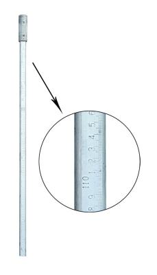 China Factory Supply Copper Metal Sounding Rod Read Measurements Ruler for sale