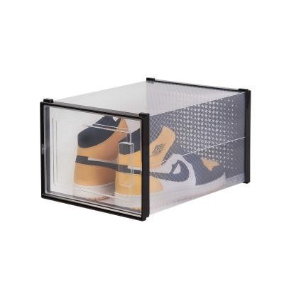 China Recycled Materials Cost Competitive Factory Hot Sales Modern Design Shoe Storage Box for sale