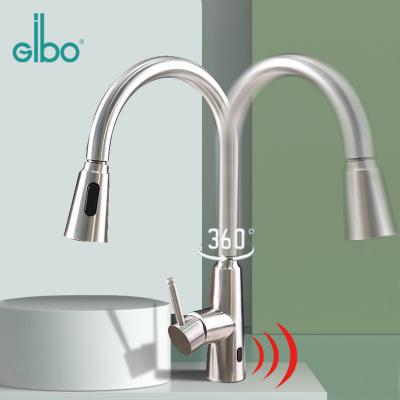 China Sense Faucets Sensor Kitchen Faucet Flexible Touchless Faucet for sale