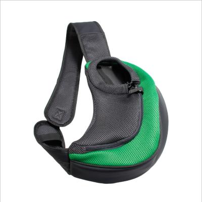 China Factory direct sales durable polyester pet outlet shoulder bag can be cross-body on the back a variety of ways to carry the pet chest bag for sale