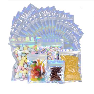 China Factory custom moisture proof mylar bags holographic zip bags for zip bags for sale