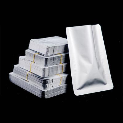 China Moisture Proof Single High Barrier Seal Food Storage Bag Mylar Aluminum Foil Vacuum Hot Food Bag for sale