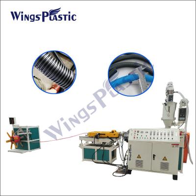 China PE Polyethylene Pipe Machine HDPE Plastic Corrugated Pipe Forming Machine for sale