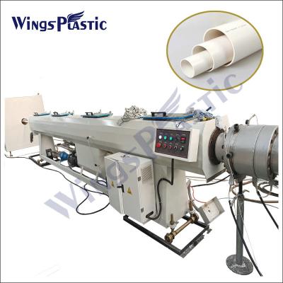 China High Speed Plastic Pipe Extruder Machine / Pvc Pipe Making Machine With Customized Voltage for sale