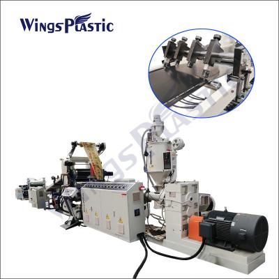 China HDPE-LDPE-HÜFTEN-PVC-Blatt, das PET-PVC EVA Waterproof Sheet Extrusion Machine macht zu verkaufen