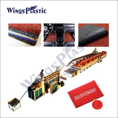 Cina Stuoia dei piedi di Mat Car Carpet del pavimento della bobina del PVC che rende a PVC della macchina la stuoia di plastica del ciclo della bobina che fa macchina in vendita