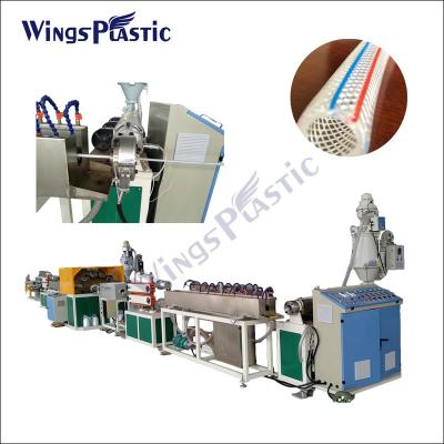 China PVC Garden Irrigation Hose Making Machine PVC Braiding Hose Extrusion Line for sale