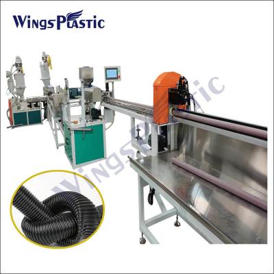 China Kunststoff PVC EVA Schwimmbad Flexible Reinigung Rohr Extruder Machinerie Produktionslinie zu verkaufen