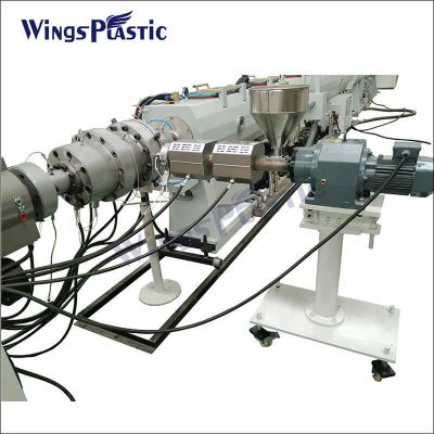 China Pe Pipe Extrusion Line Plastic Ppr Hdpe Pipe Making Machine for sale