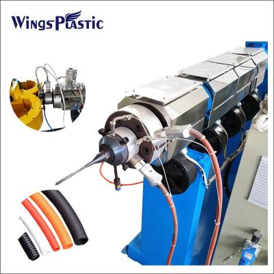 China PLC-Steuerungssystem Plastikrohr-Extrudermaschine 0-74rpm Schraubgeschwindigkeit zu verkaufen