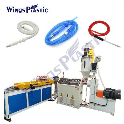 China High Speed Water Smoking Pipe Extruder Shisha Corrugated Hose Making Machine for sale