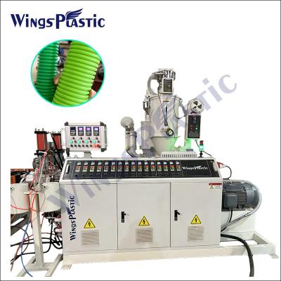 China Máquina de extrusión de tuberías onduladas de PE PVC HDPE 180 kg/h Capacidad en venta