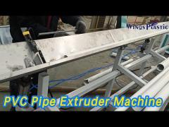 Conical PVC Pipe Extruder Machine 250kg/h Twin Screw Fully Automatic