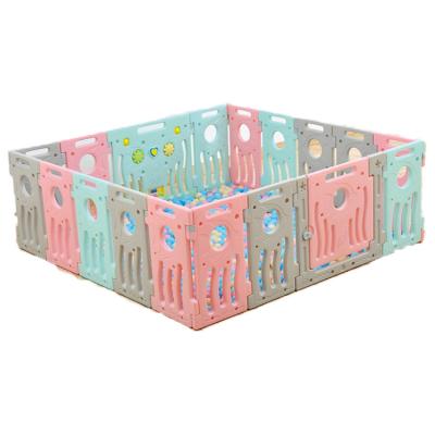 China 1.Durable 2.Easy Outdoor Colorful Durable Plastic Baby Playpen Safety 4.Strong Stability 3.Smooth Assembly Multifunctional Indoor Baby Playpen for sale