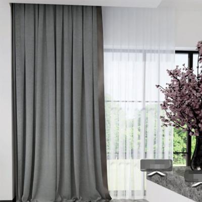 China Modern open and close curtains blackout and heat insulation style electric curtains in Nordic modern minimalist bedroom living room for sale