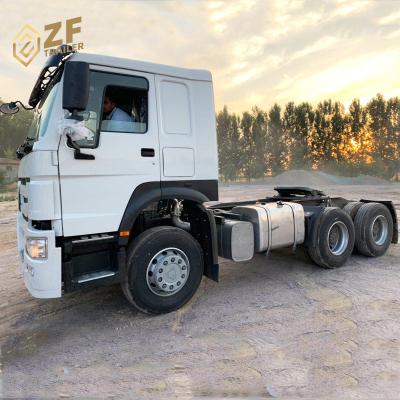 China Sinotruk howo used 6x4 tractor truck 8125x2496x2958 for sale