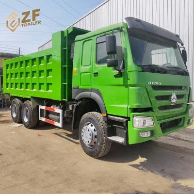 China cheap mining sinotruck 30 ton sino 6x4 371 used howo tipper dump trucks for africa prices > 8L for sale