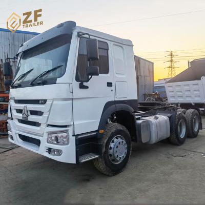 China Hot-selling 371hp-375hp SINOTRUK HOWO used howo tractor truck price 6800x2496x2958 for sale