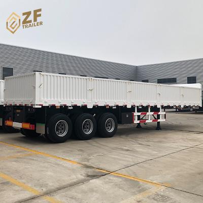 China Cheap 3 Axle 40Ft 40 Ton Side Wall Semi Trailer Truck Trailer China Factory For Sale for sale