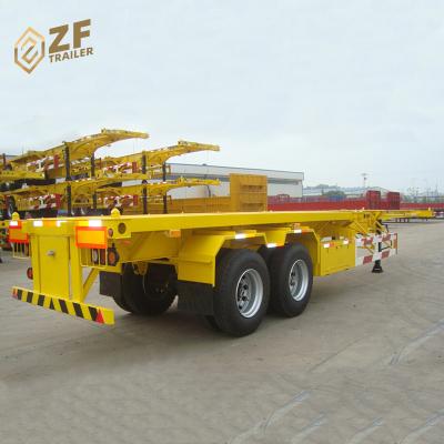 China New 40Ft Skeleton Truck Trailer China Manufacturer Container Chassis Trailer for sale