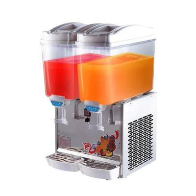 China hot & Largest Capacity 12L Fresh Juice Dispenser Two Tanks Hot And Fresh Juice Drink Dispenser For Coffee Milk Juice for sale