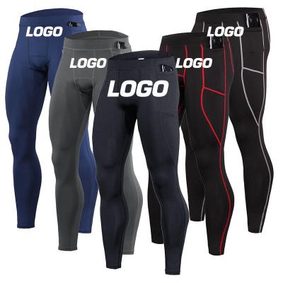 China 2022 Summer Custom Logo Men's Running Sports Antibacterial Strong Stretch Basketball Shaping Outdoor Quick Dry Men Gaiters Pants for sale